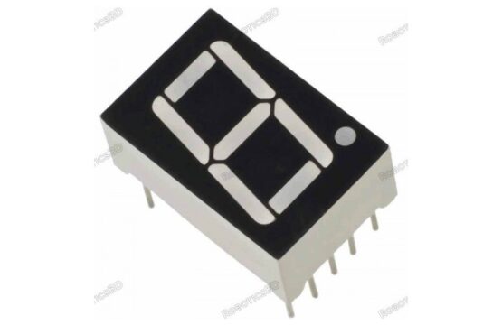 1-Digit 7-Segment Green Colour 3 inch Common Anode
