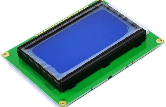 128x64 Dots Graphic Blue Backlight LCD Display