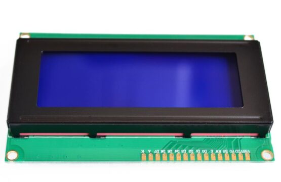 20x4 Blue Backlight LCD Display