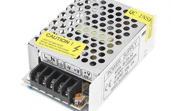 12V DC/2.1A Power supply metal housing (SMPS)