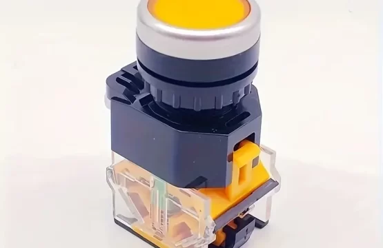 LA38 Push Button Yellow (NO/NC)