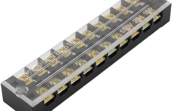 TB-2510 Panel mounted fixed barrier terminal block (25A/10P)