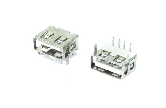 4Pin-USB female connector on PCB (A type)