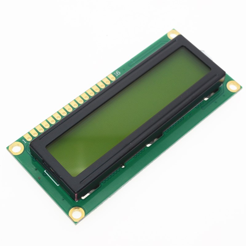 16×2 Green Backlight LCD Display