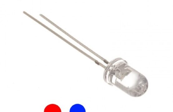 5mm Blue/Red Flashing LEDs